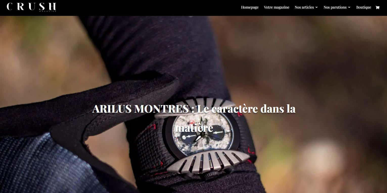 Arilus dans Crush Magazine