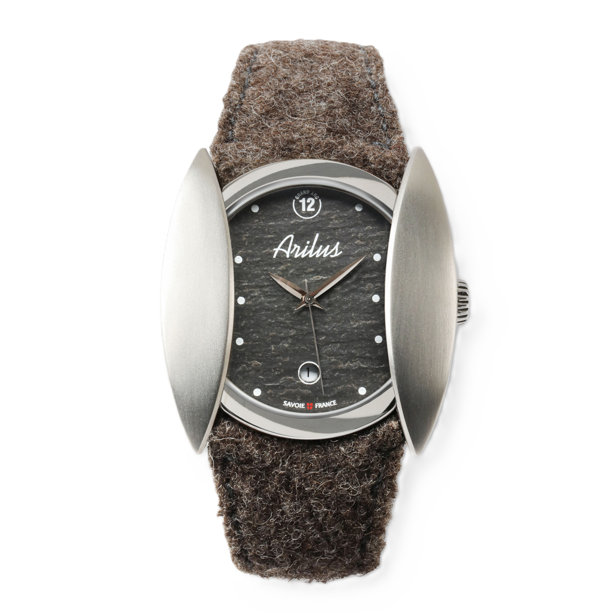 Montre Arilus Grand Arc Ardoise carre 03