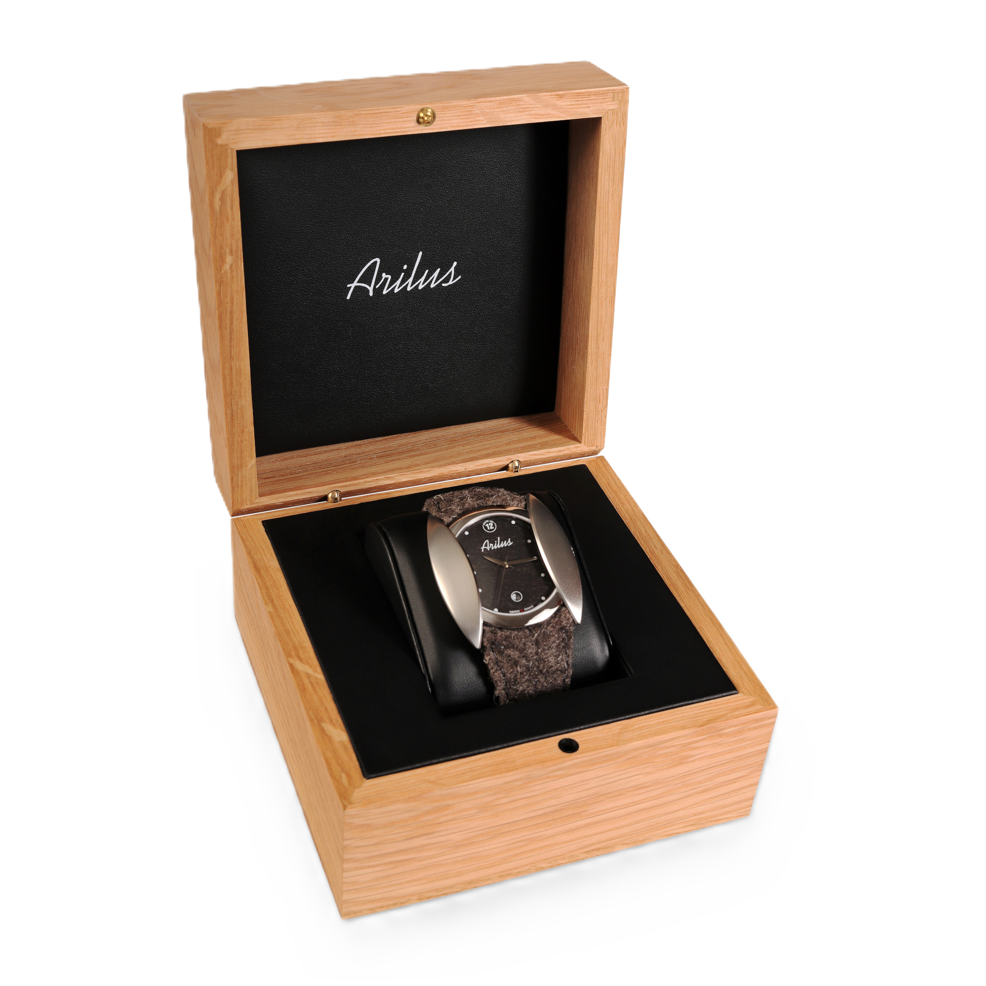 Montre Arilus Grand Arc Ardoise carre 06