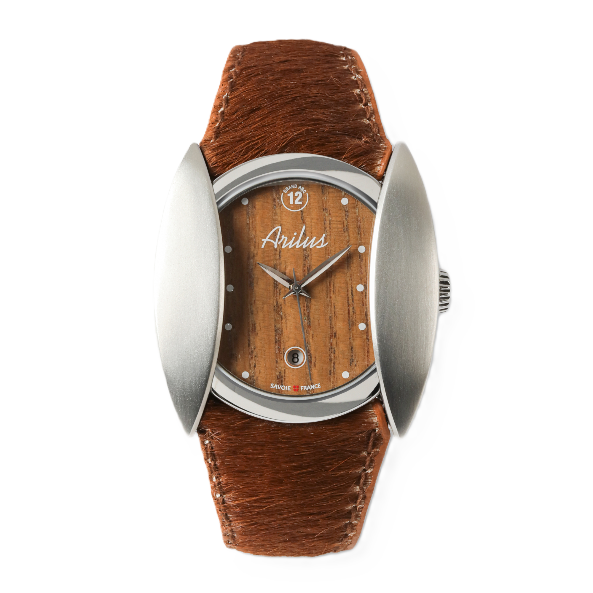 Arilus Grand Arc Frêne bracelet peau de vache Abondance - NS01