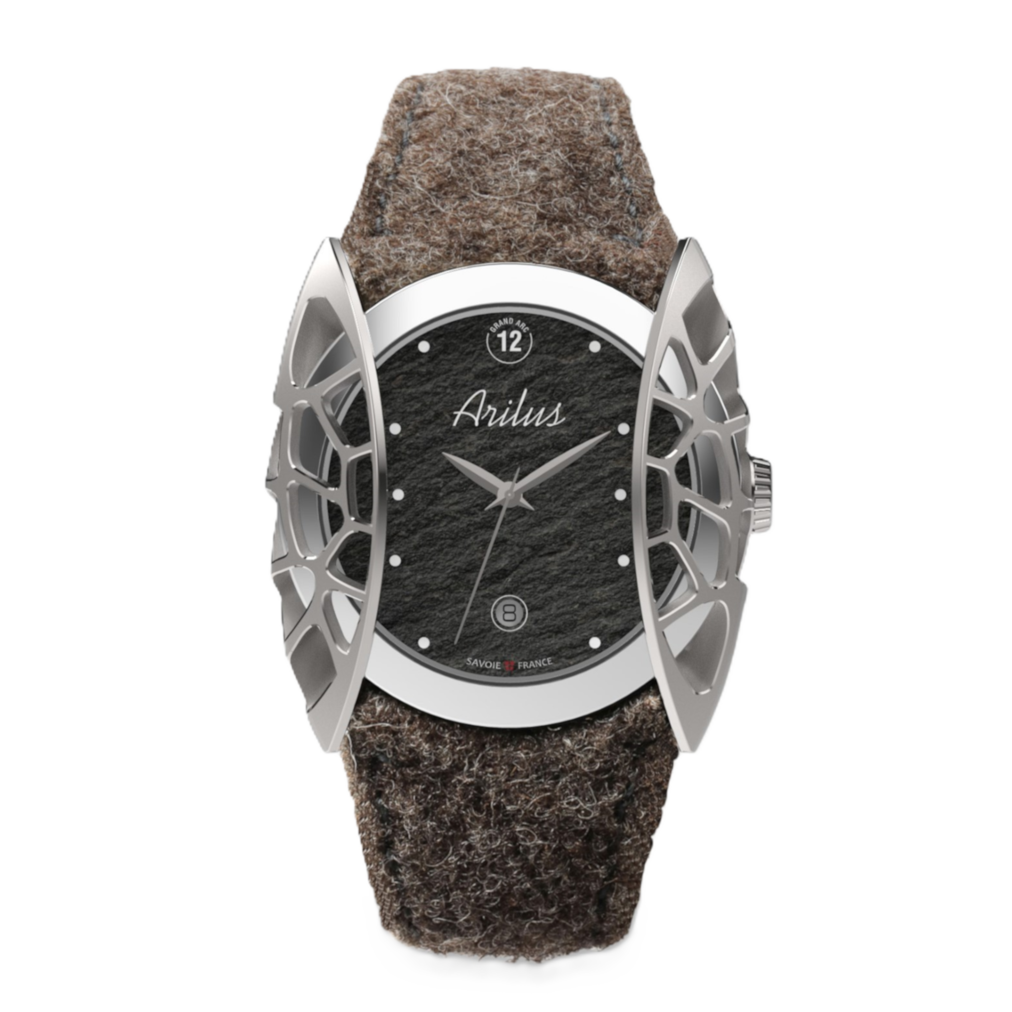 Arilus Grand Arc Organic Ardoise bracelet Muletière - NS01