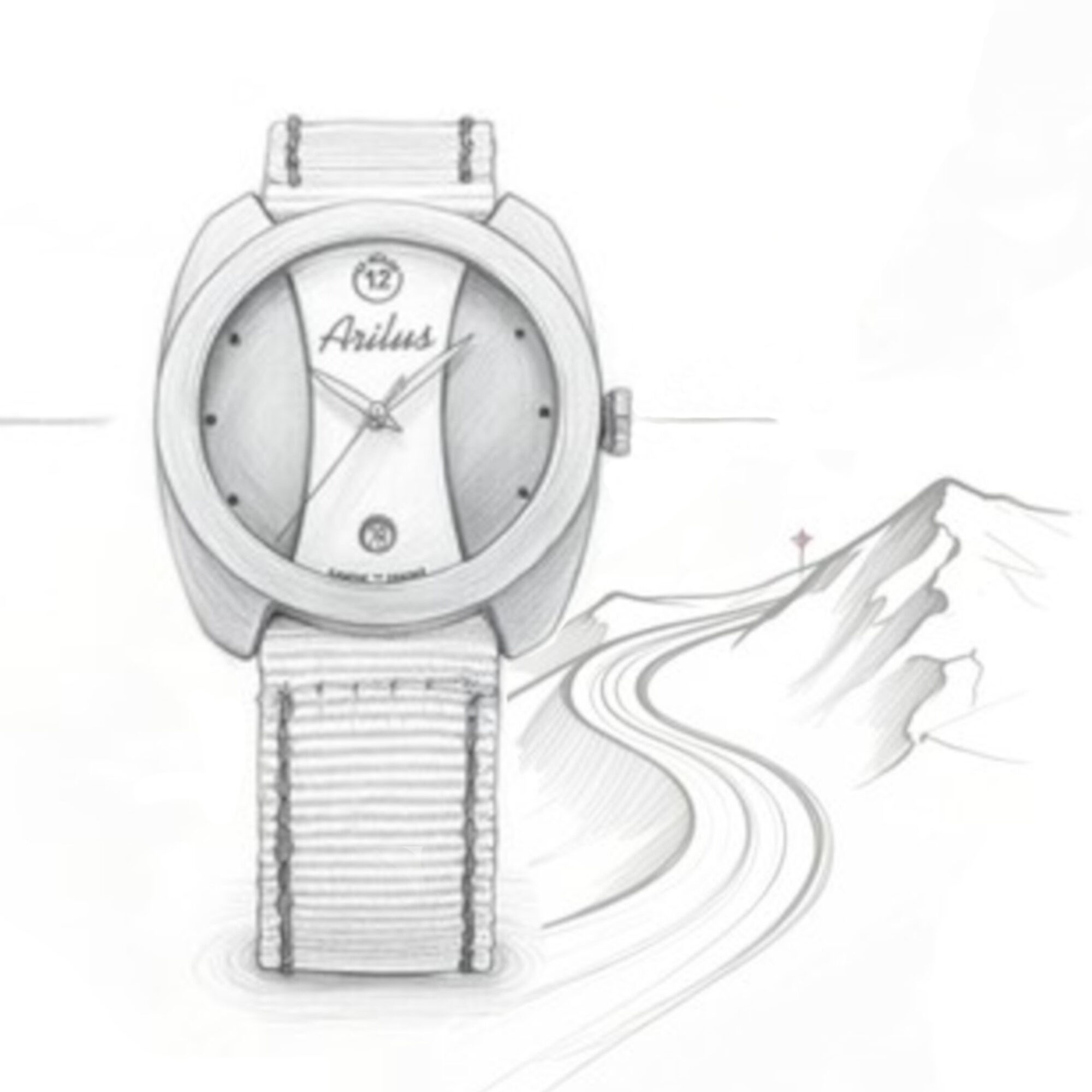Sketch La Norma base, L'inspiration - Les courbes Alpines